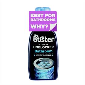 Buster Bathroom Plughole Unblocker 300ml
