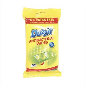 Duzzit Anti-Bacterial Wipes 50 Pack