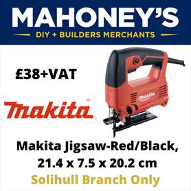 Makita Jigsaw-Red/Black 21.4cm x 7.5cm x 20.2cm