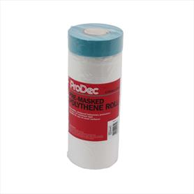 ProDec Pre-Masked Polythene Roll 110cm x 25m