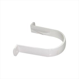 Round Downpipe Bracket White