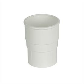 Round Downpipe Coupler White