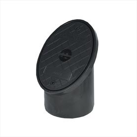 Soil Solvent Weld 110mm Oval Rodding Eye Black