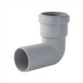 Waste Push Fit 32mm 90 Degree Conversion Bend Grey