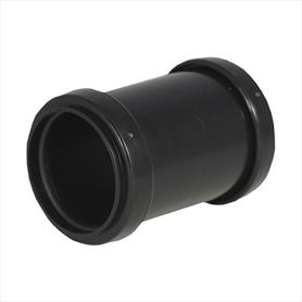 Waste Push Fit 40mm Coupling Black